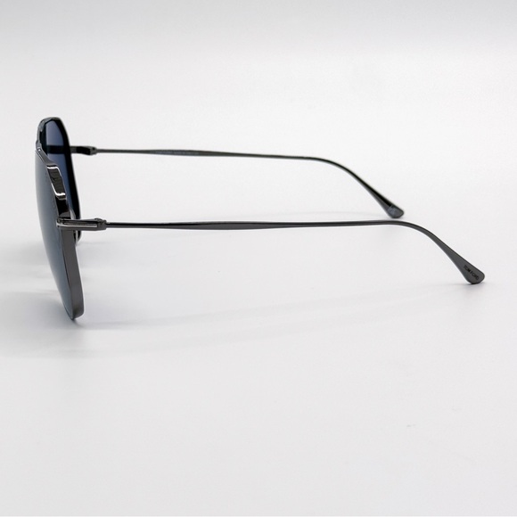 NEW TOM FORD CHARLES-02 TF853 12V UNISEX AVIATOR SUNGLASSES FT0853/S 12V SILVER - Picture 5 of 9